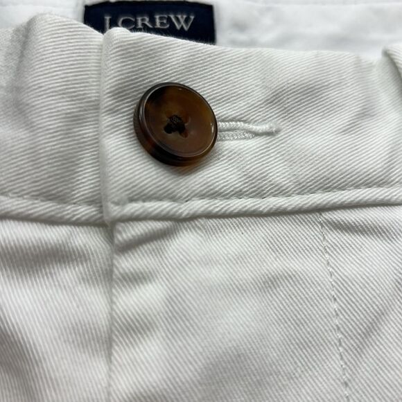 J. Crew Factory 9" flex chino short in white NWT size 28 - Picture 6 of 12